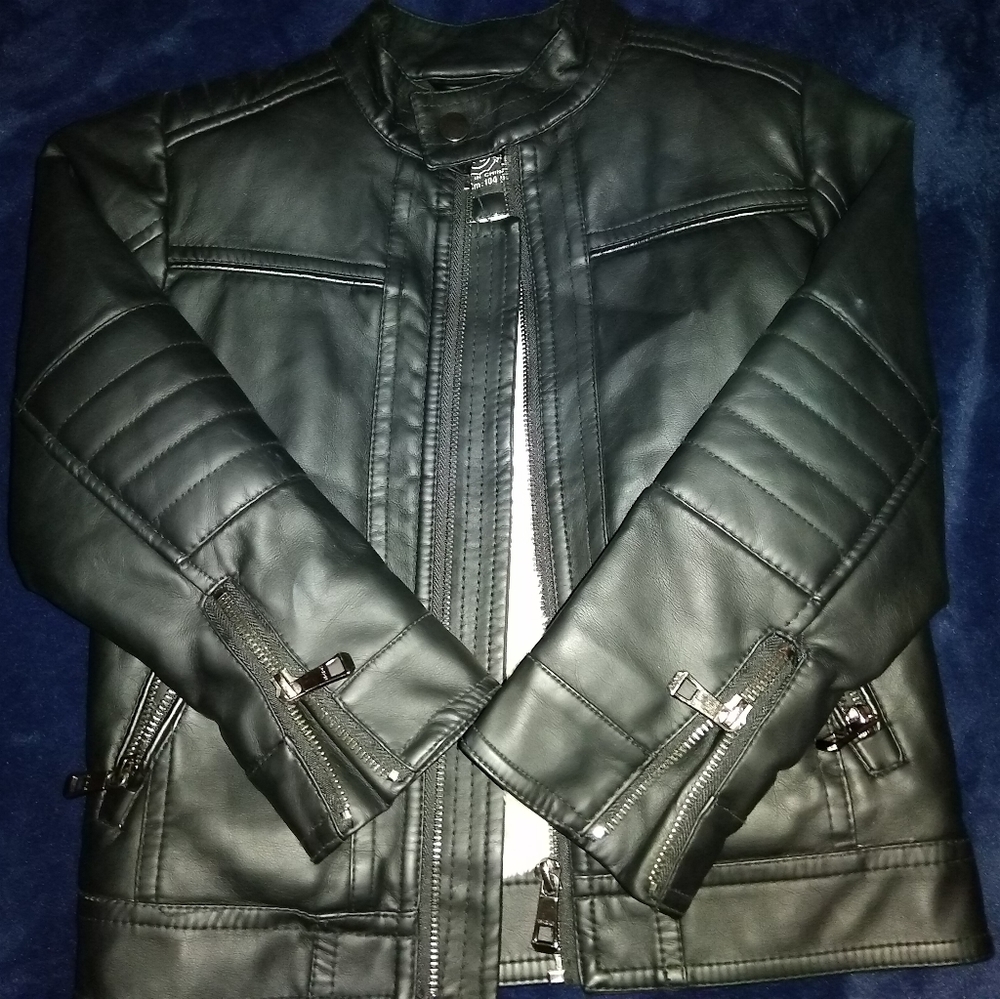 Child's leather jacket